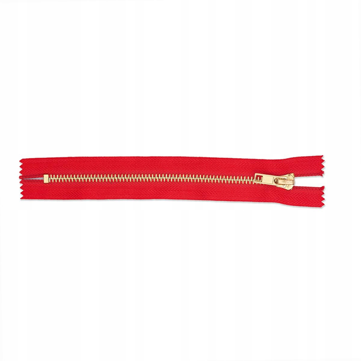 Zamek Metalowy Stały 6 mm 10cm Zip C820/BR Cze