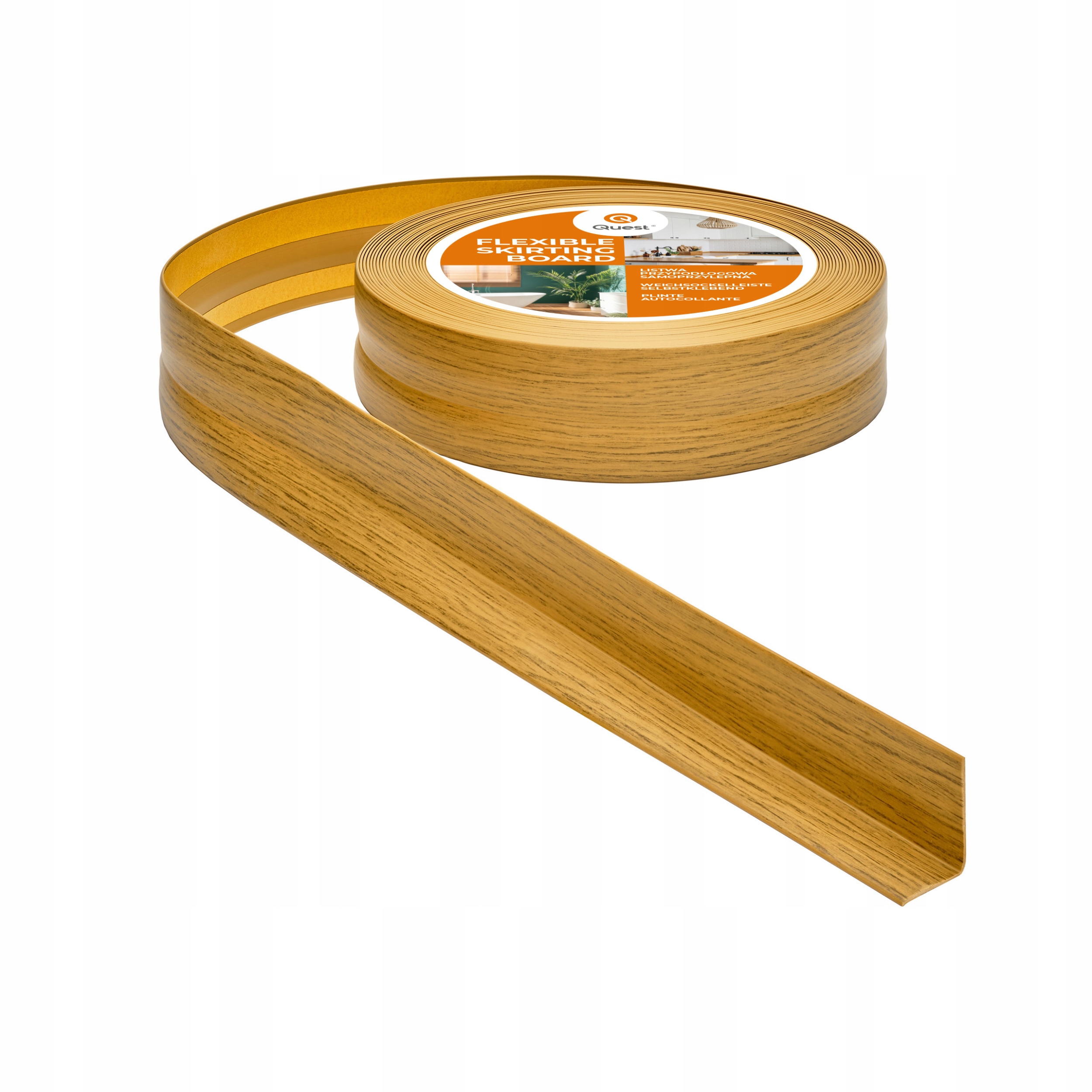 Podlahová lišta samolepicí Pvc 32/23 Dub 20 m