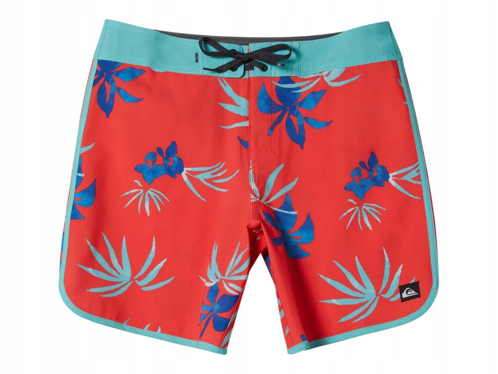 Kraťasy Boardshorty Quiksilver Surfsilk Scallop 19 AQYBS03652-RMC6 34''