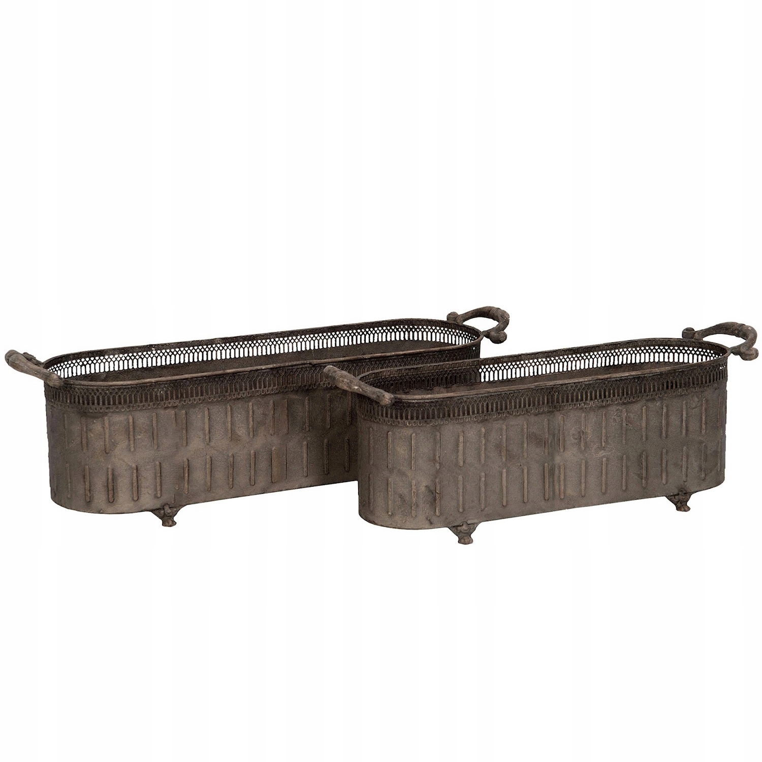 Obal Na Kvetináč Na Kvetináč Na Balkon Terasu Bylinky Parapet Korytko Veľký Loft 2 ks