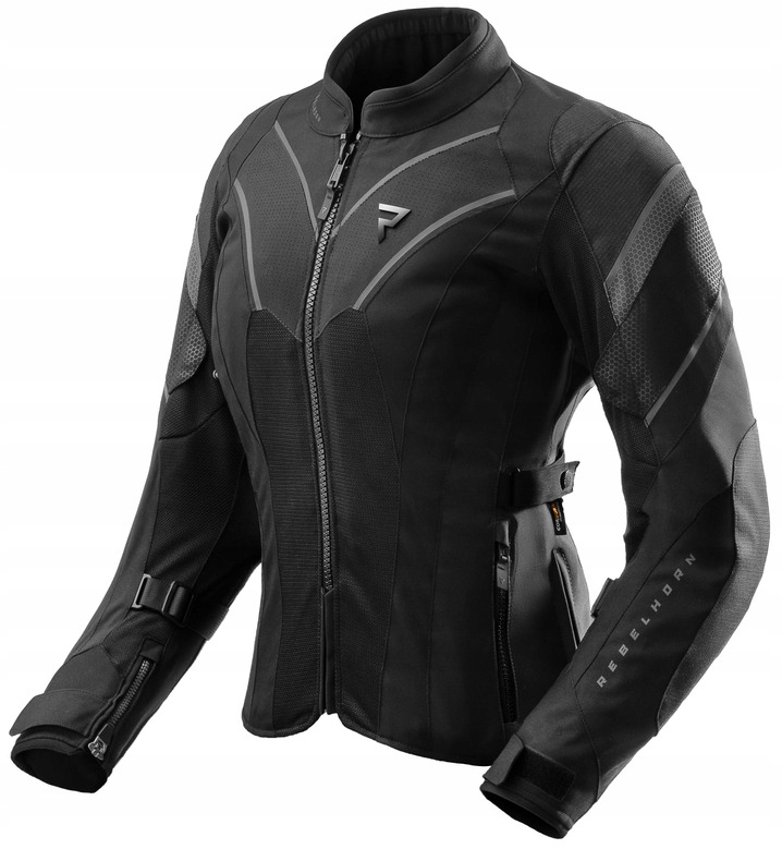 Rebelhorn Hiflow V Lady Black Dámska Textilná Motocyklová Bunda Čierna