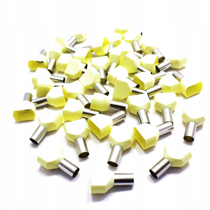 

Tulejka Kablowa Izolowana Podwójna 2x10 mm 100szt