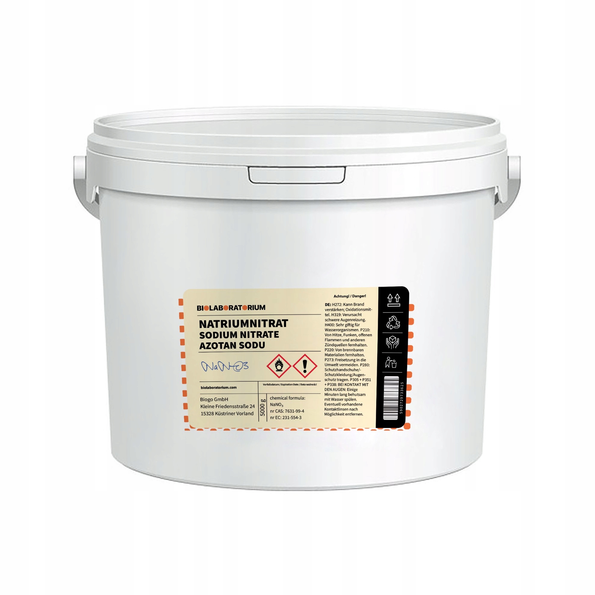 Dusičnan sodný 5 kg Biolaboratorium