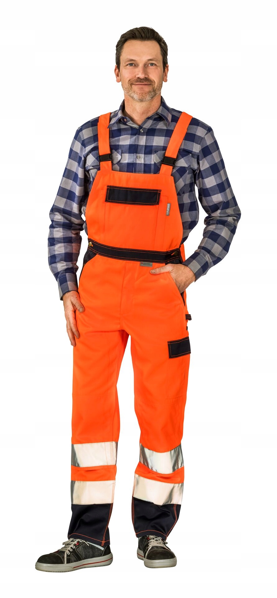 Pracovní zahradnické kalhoty Planam Warnschutz r98