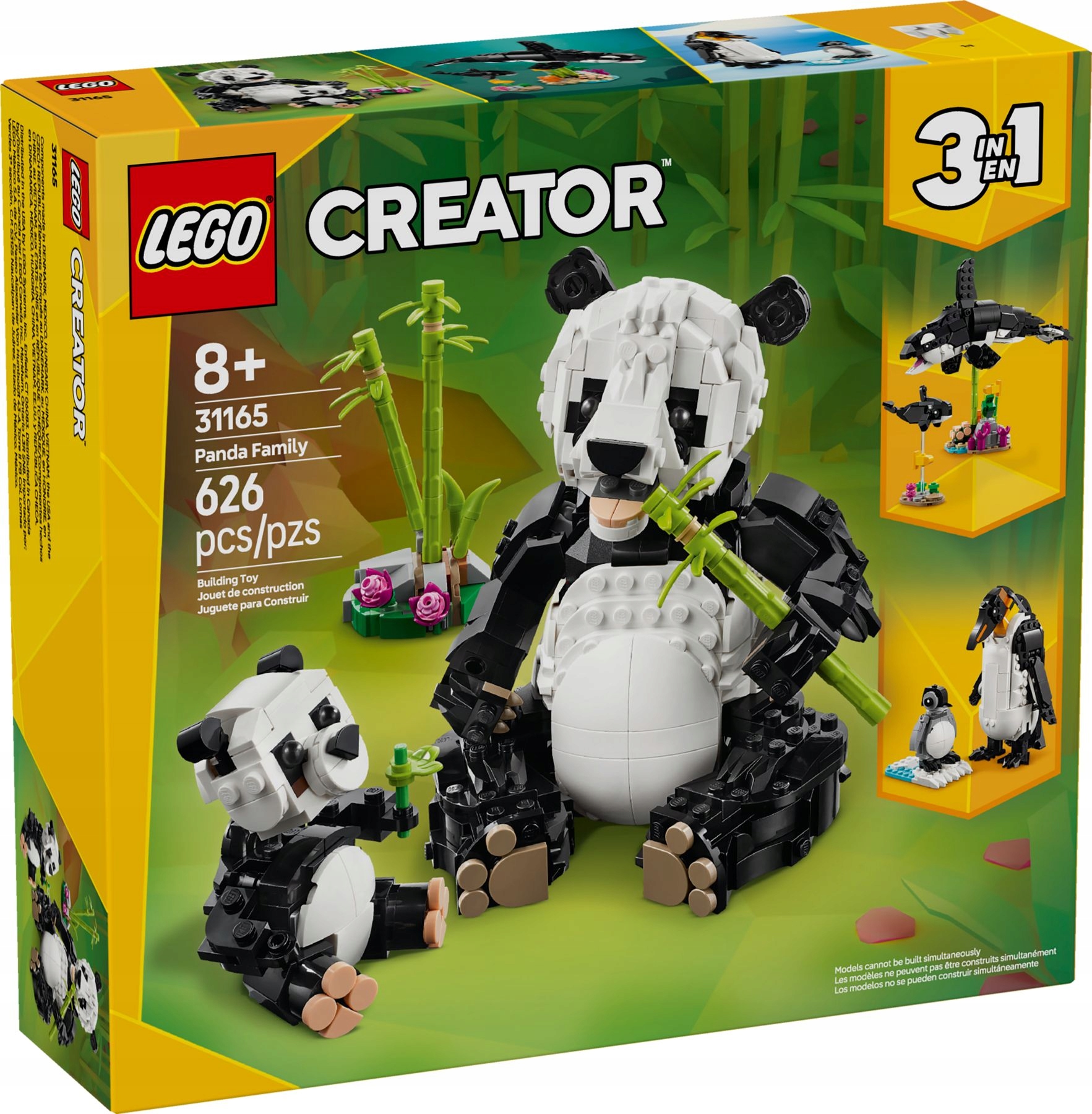 Lego Creator 31165 Divoká Zvířata: Rodina Pand