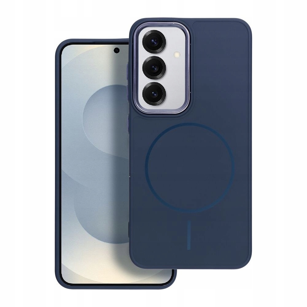 Etui na Samsung A27 Frame Mag Cover zgodne z MagSafe granatowe