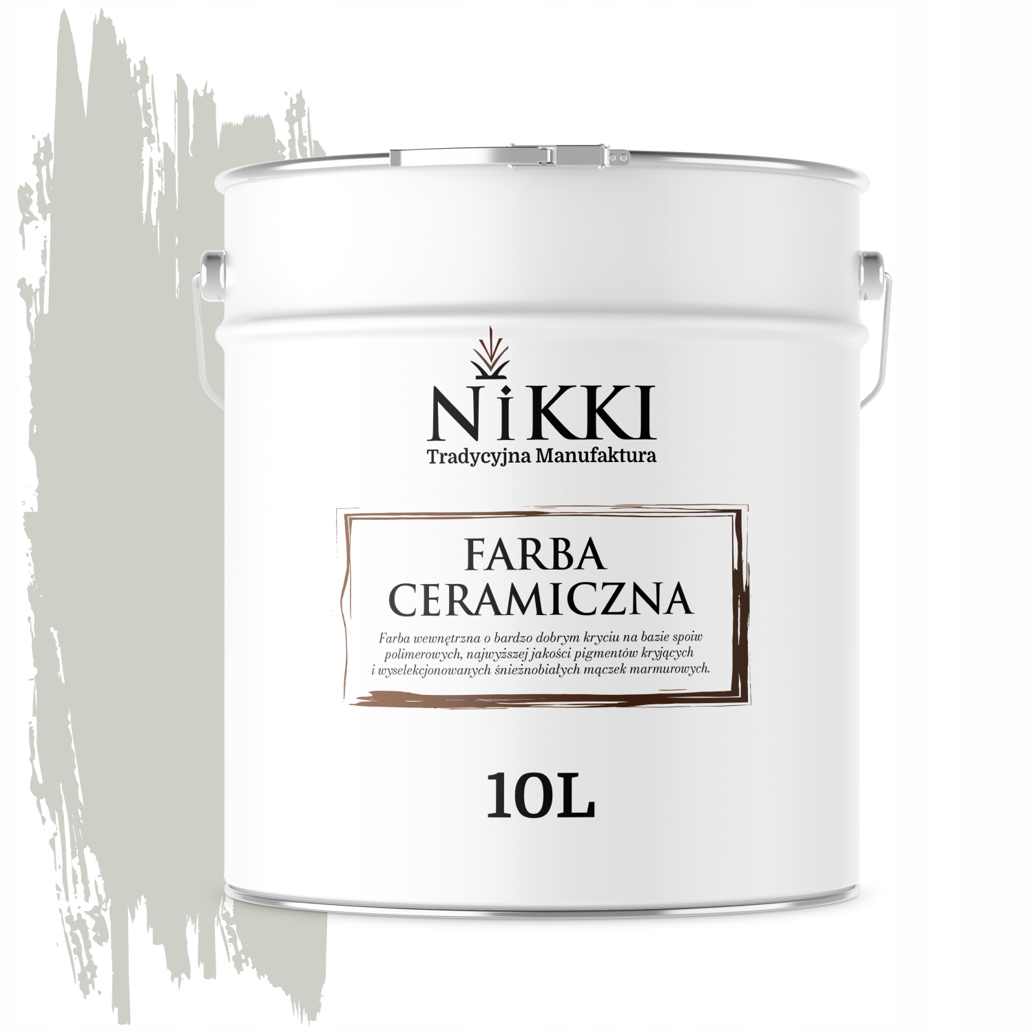 Keramická Stropná Farba Khaki Svetlá H1762 Hlboká Matná Na Steny 10 L