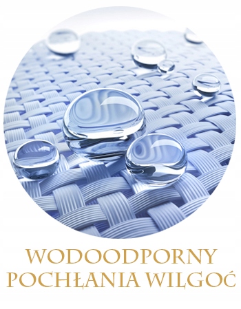 OCHRANIACZ NA MATERAC 140x200 NIEPRZEMAKALNY GUMKA DOOKOŁA 200x140 Informacje dodatkowe wodoodporność