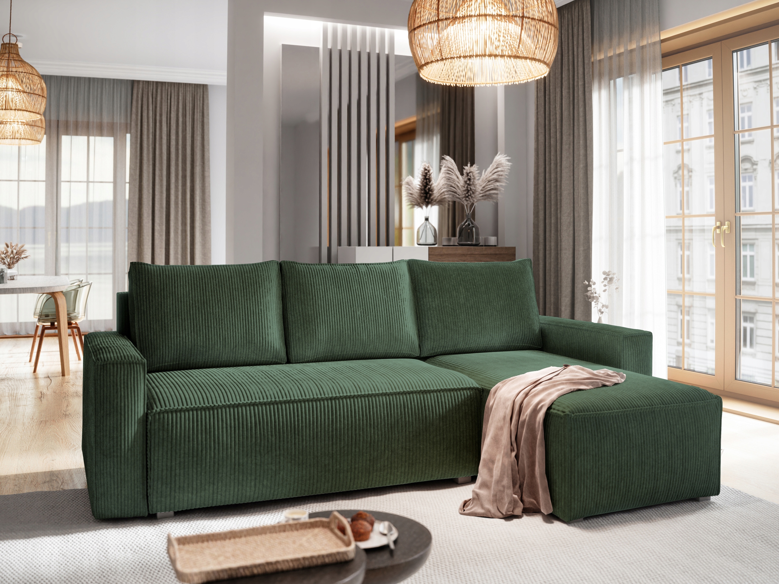 Narożnik POTARO funkcja spania rogówka DO SALONU Marka Masseno