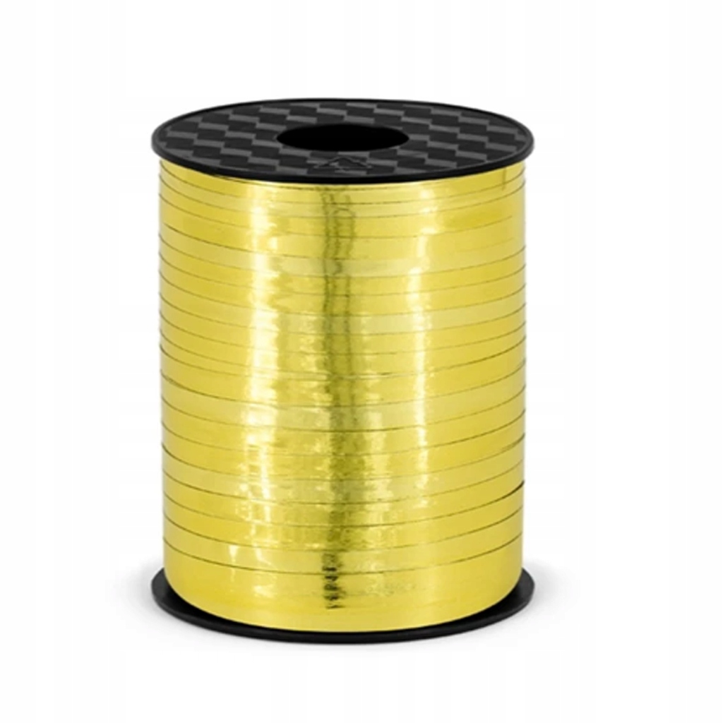 

Wstążka taśma do balonów Złota dekoracja 250m