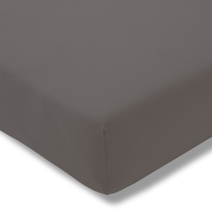Prestieradlo s gumičkou 140-160x200x7 cm topper zwirn jersey Estella graphit