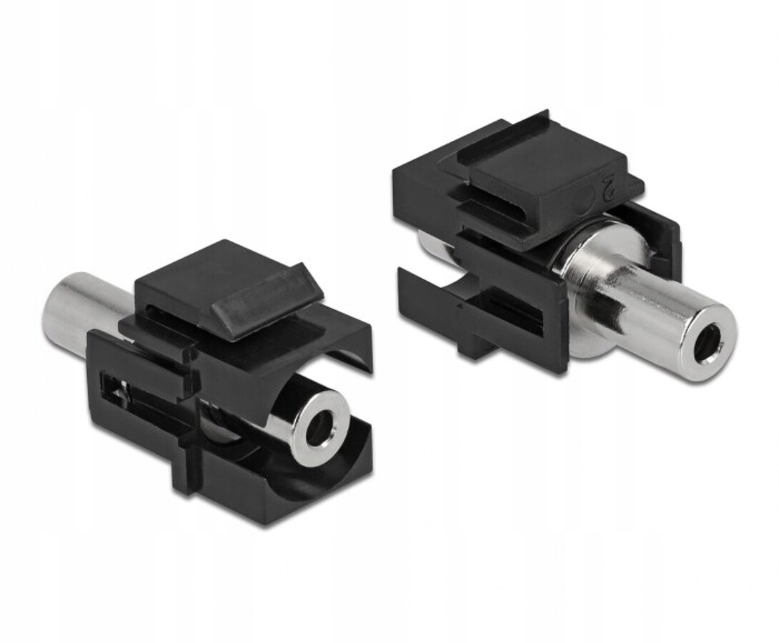 Moduł Keystone stereo jack męski 3.5 mm 3-pin do stereo jack Delock 86859