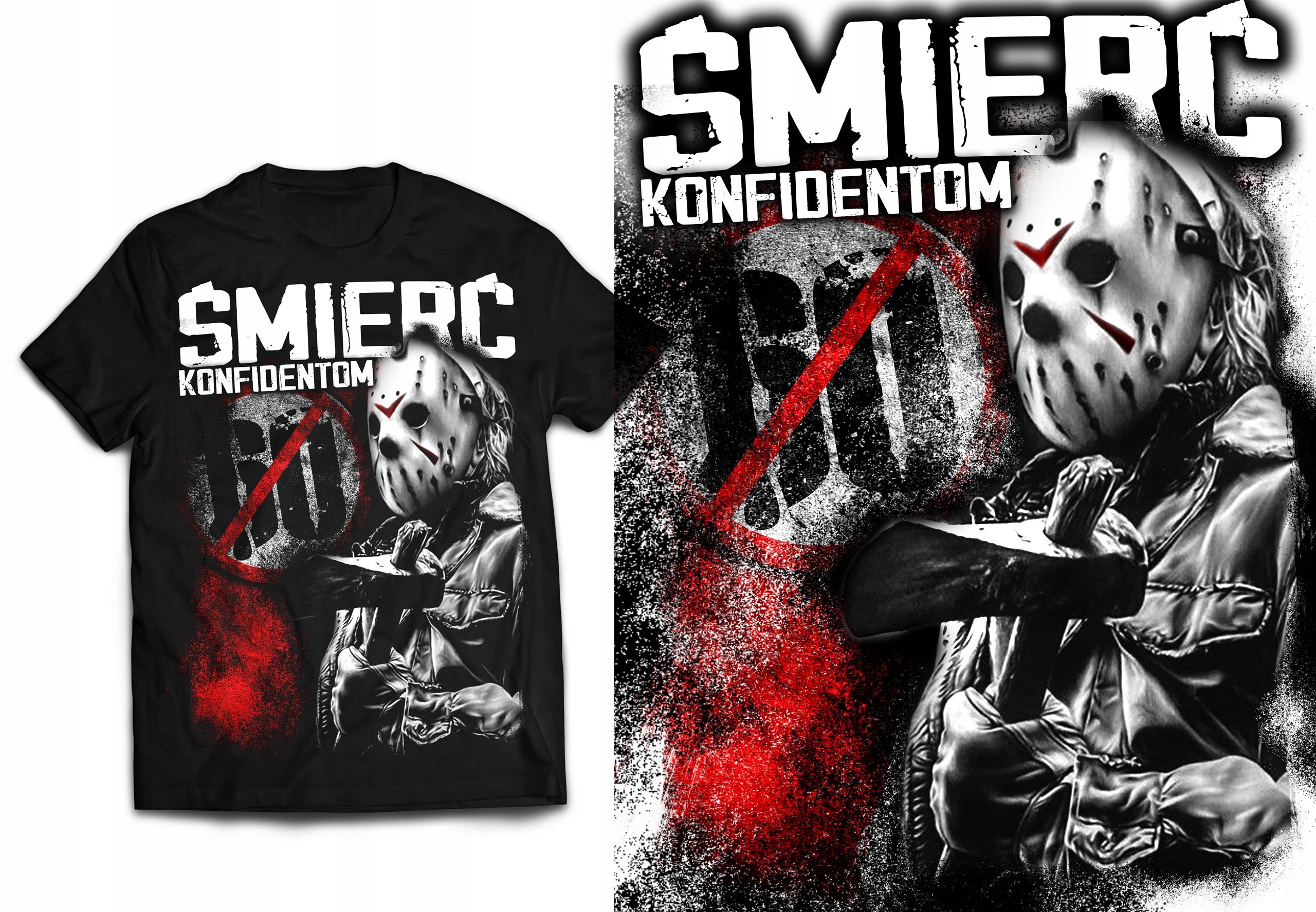 

S Koszulka śmierć topór konfidentom anty 60