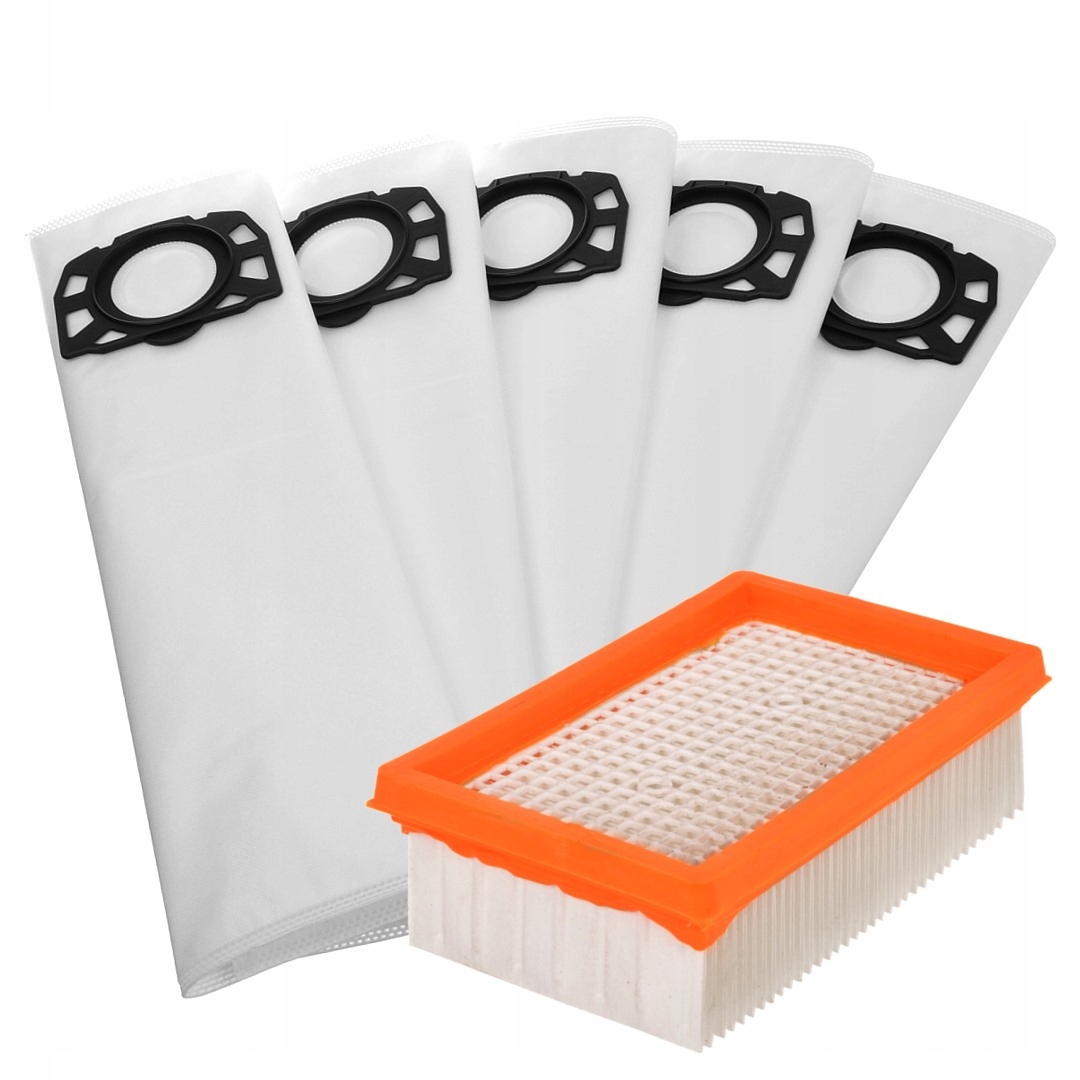 Filtr Worki do Karcher WD4 WD5 WD6 2.863-006.0 5x