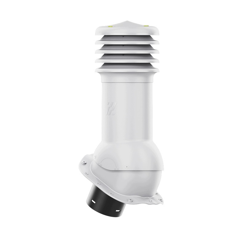 Ventilačný krb HiVent fi 150 mm pre plechovú krytinu, profil G, sivý