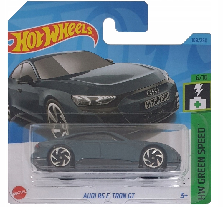 Hot Wheels Audi RS E-Tron GT HW Green Speed 6/10 1:64