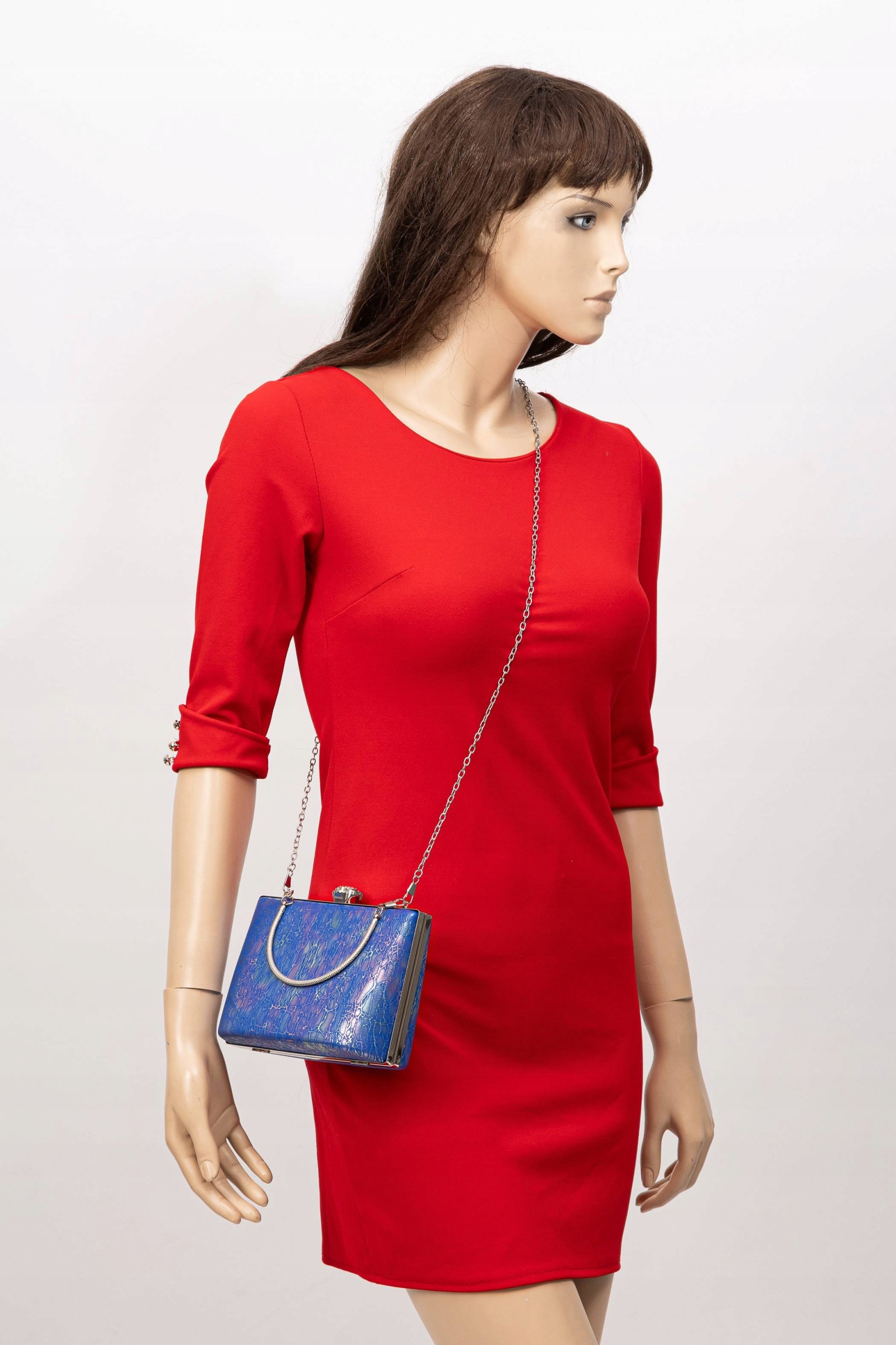 TOREBKA WIZYTOWA PUZDERKO MAŁA ELEGANCKA TORBA WIECZOROWA NA BIGIEL BOX Płeć kobieta