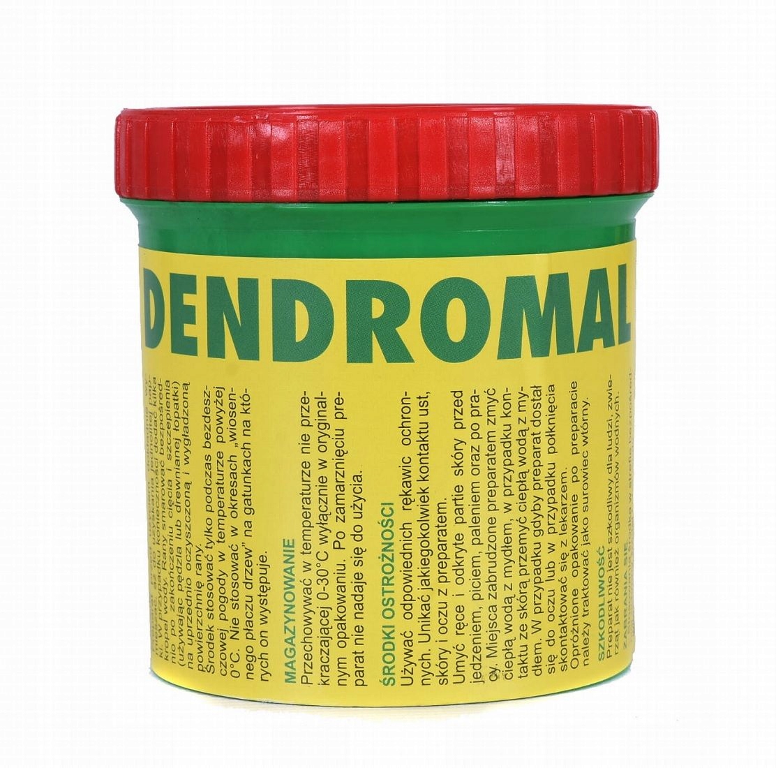 DENDROMAL MAŚĆ OGRODNICZA 0,35KG PASTA NA RANY PO CIĘCIU ZABEZPIECZENIE RAN