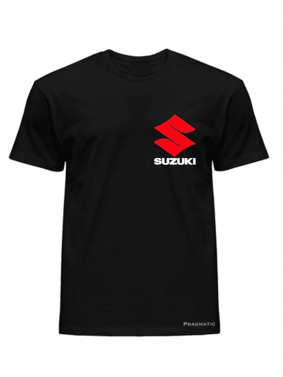 

Koszulka T-shirt Suzuki Męski Czarny Bawełniany L