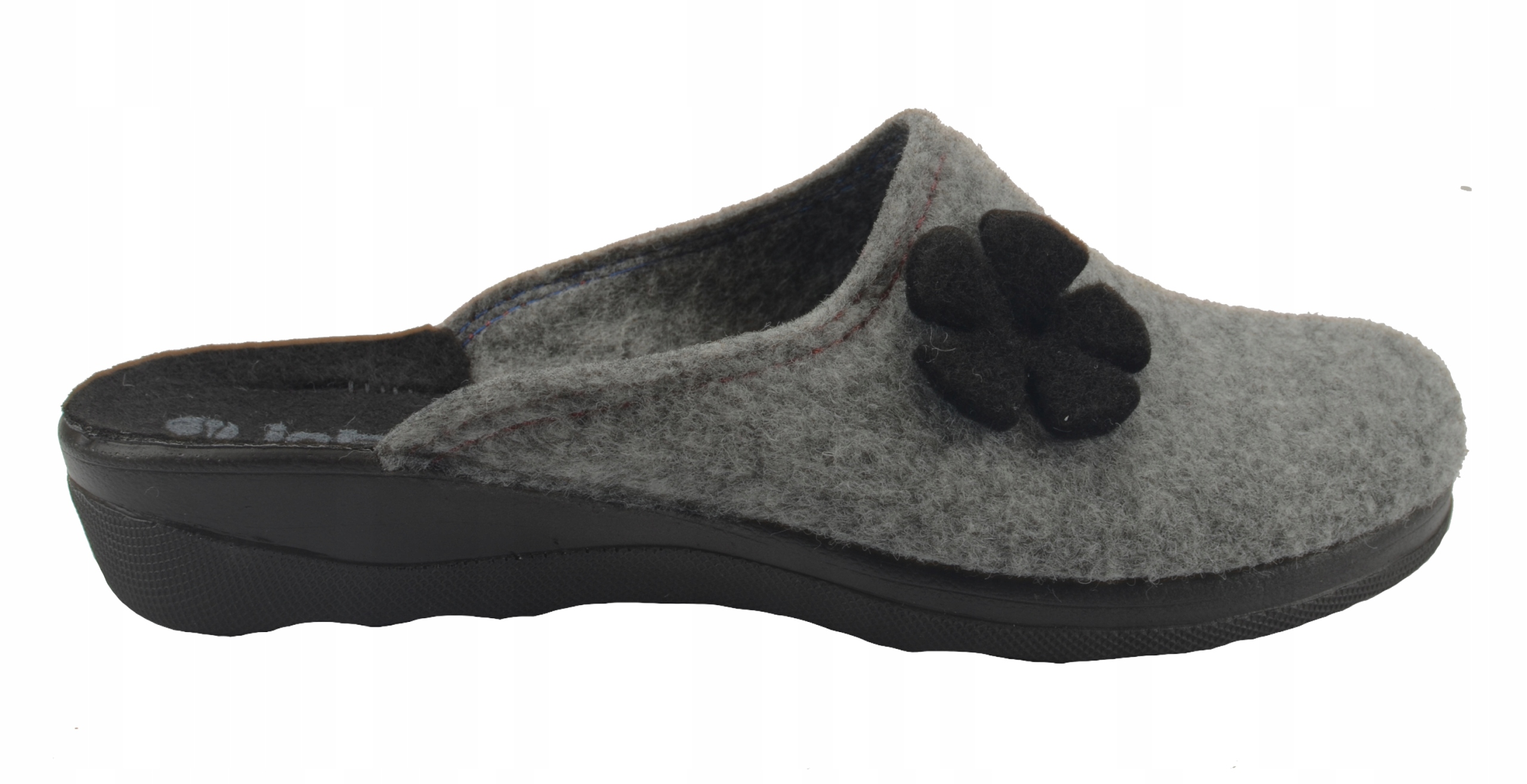 INBLU KAPCIE PAPCIE DOMOWE DAMSKIE NA KOTURNIE CA116 KLAPKI FILCOWE 38 Marka Inblu