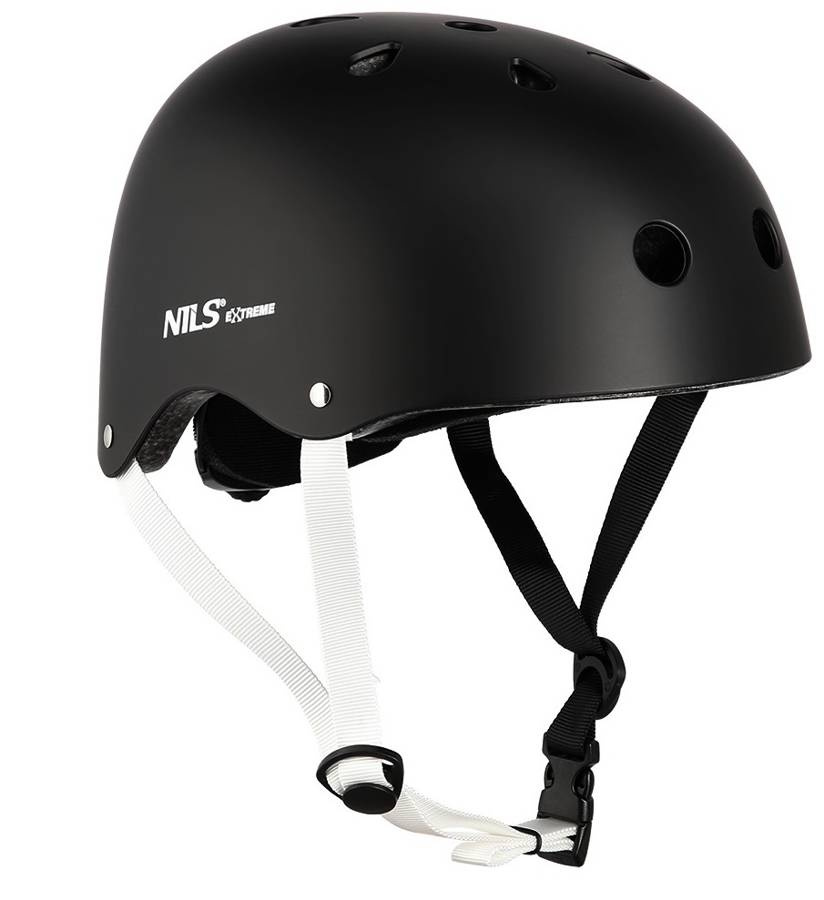 Kask Regulowany Orzeszek + Ochraniacze Zestaw Na Rolki Rower Hulajnogę NILS Model MTW001 + H210