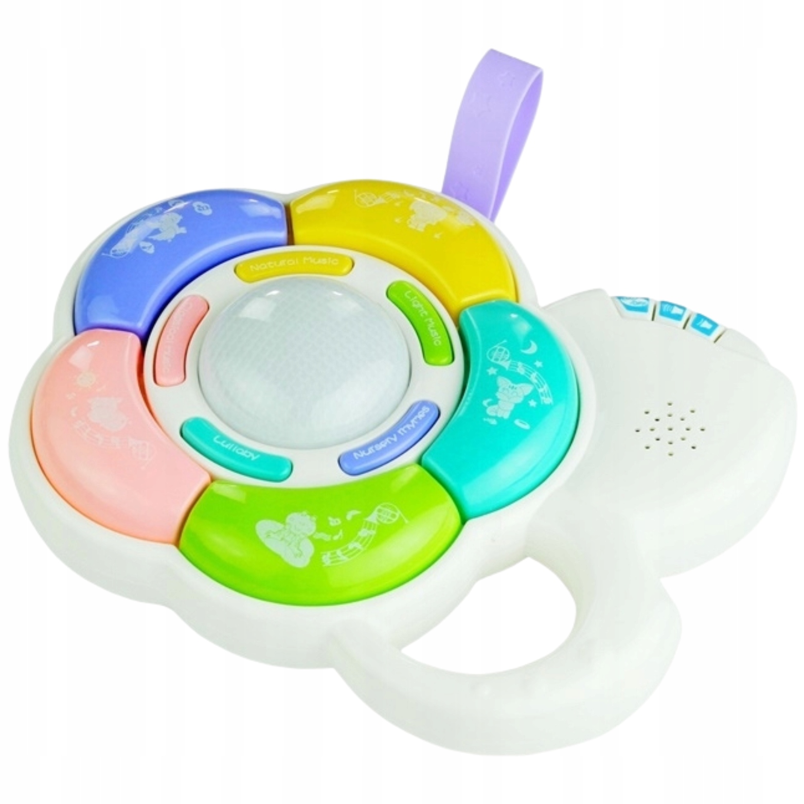 Interaktywna Pozytywka Kwiatuszek Światełka Różnorodne Melodie Zwierzątka Certyfikaty, opinie, atesty CE EN 71