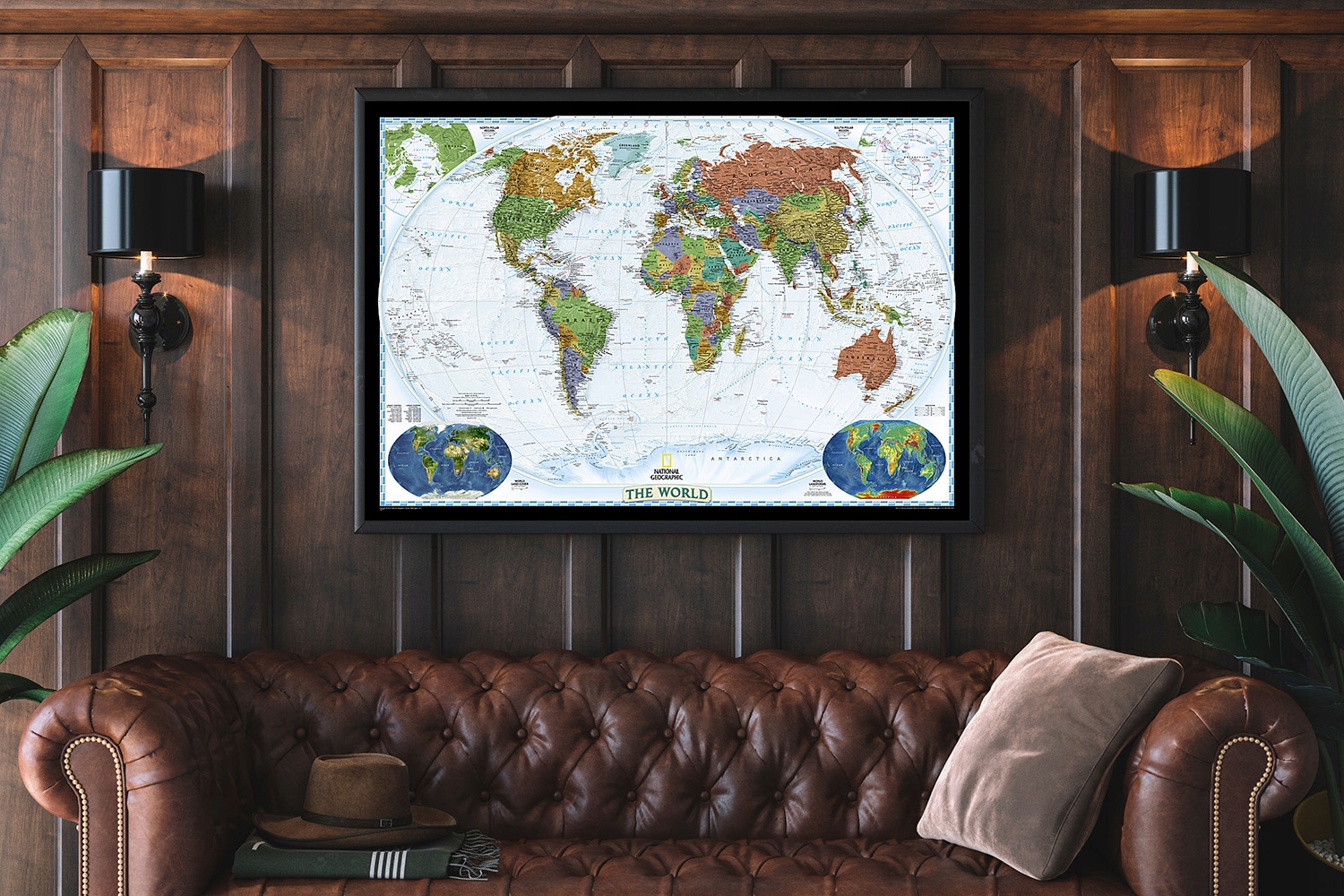 USA mapa ścienna 'KORKOWA' PINBOARD Autor Praca zbiorowa