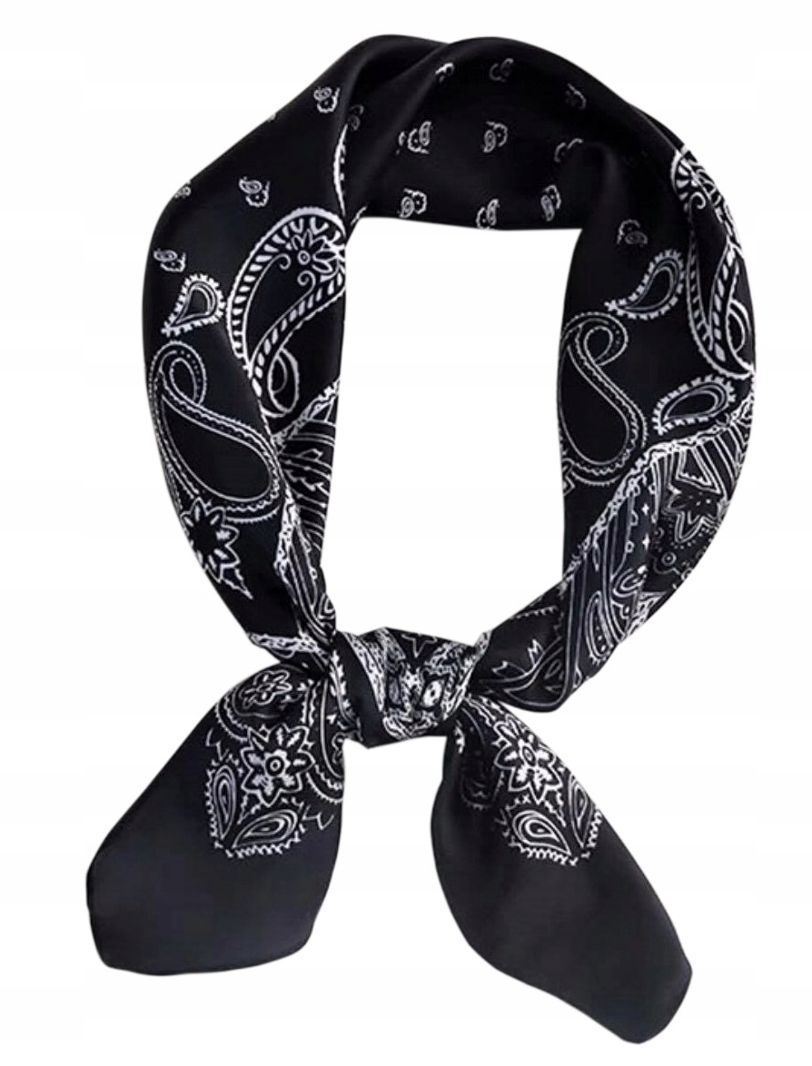 

Apaszka Gawroszka Bandana Mala Chusta czarna 70/70