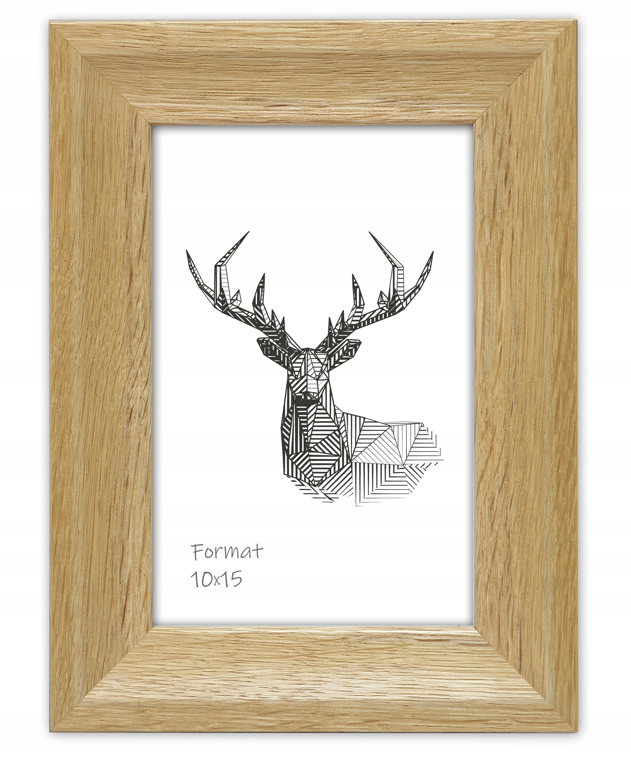 

Ramka Drewniana Dębowa na Zdjęcia Naturalna 10x15