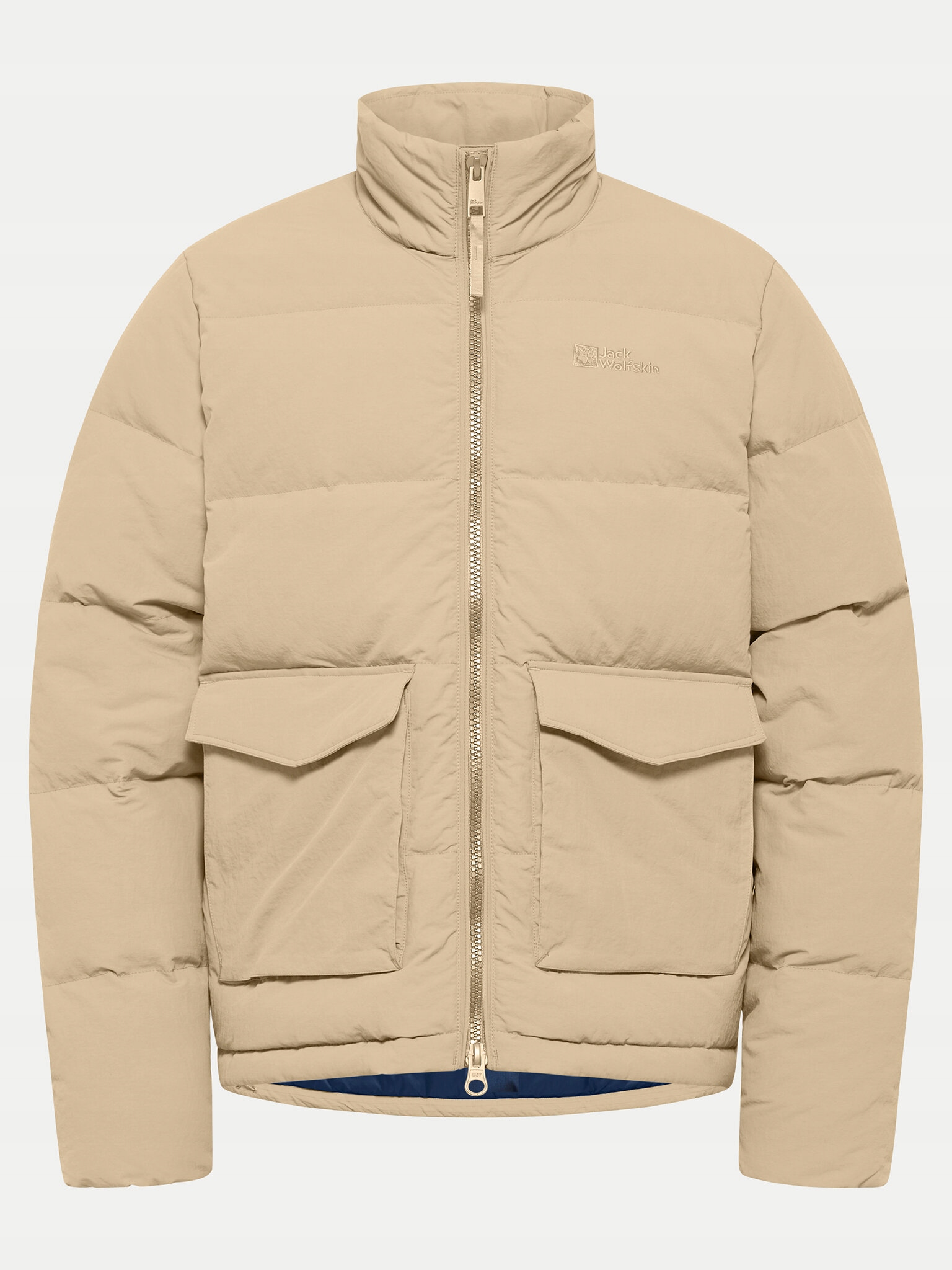 jack wolfskin Męskie Kurtka puchowa Jack WOLFSKIN-A60040-A0030 Anis Beżowy