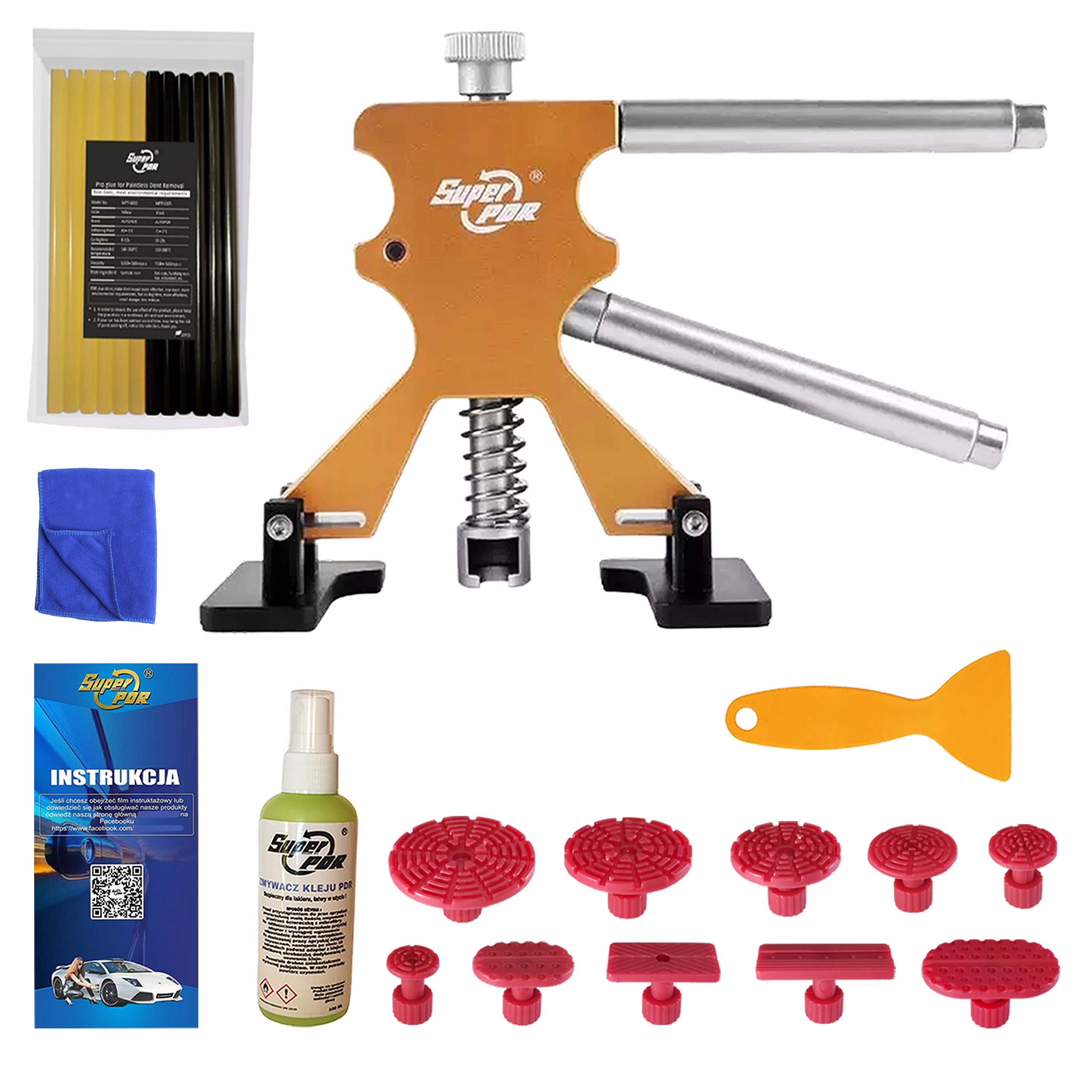 Sada pro odstraňování promáčklin Pdr Nástroje pro vytahování promáčklin po krupobití