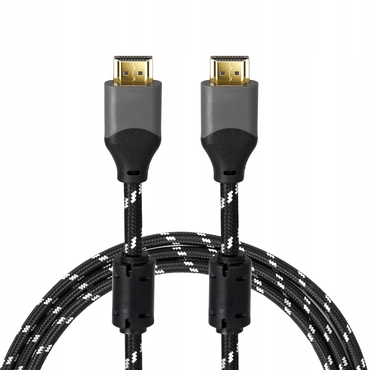 KABEL HDMI - HDMI MOCNY GRUBY PRZEWÓD 2.0 HIGH SPEED 4K UHD 3D 48 BIT 1,8M Marka inna
