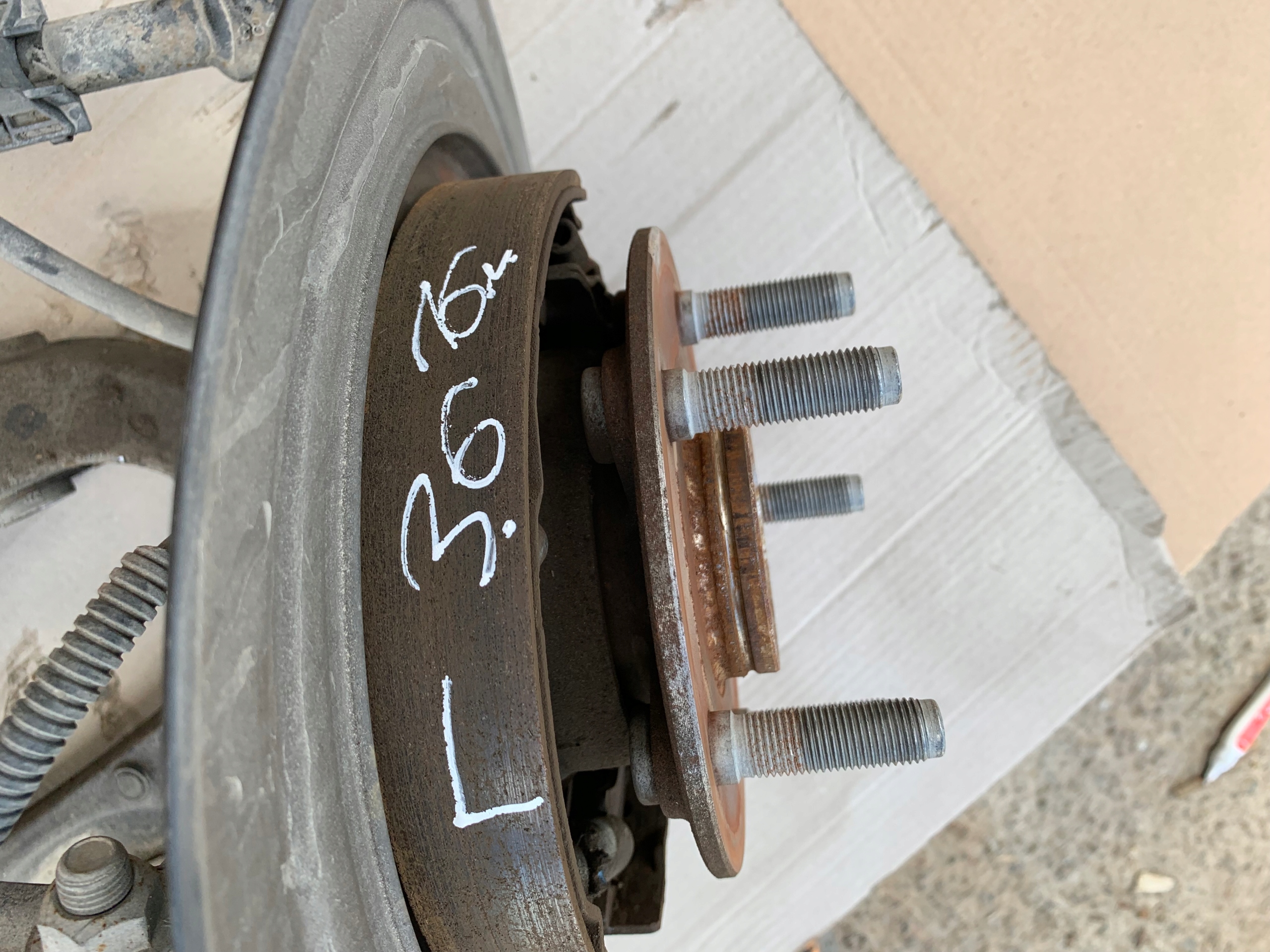 подвеска левый зад Dodge DURANGO 3.6 2X4 2016-