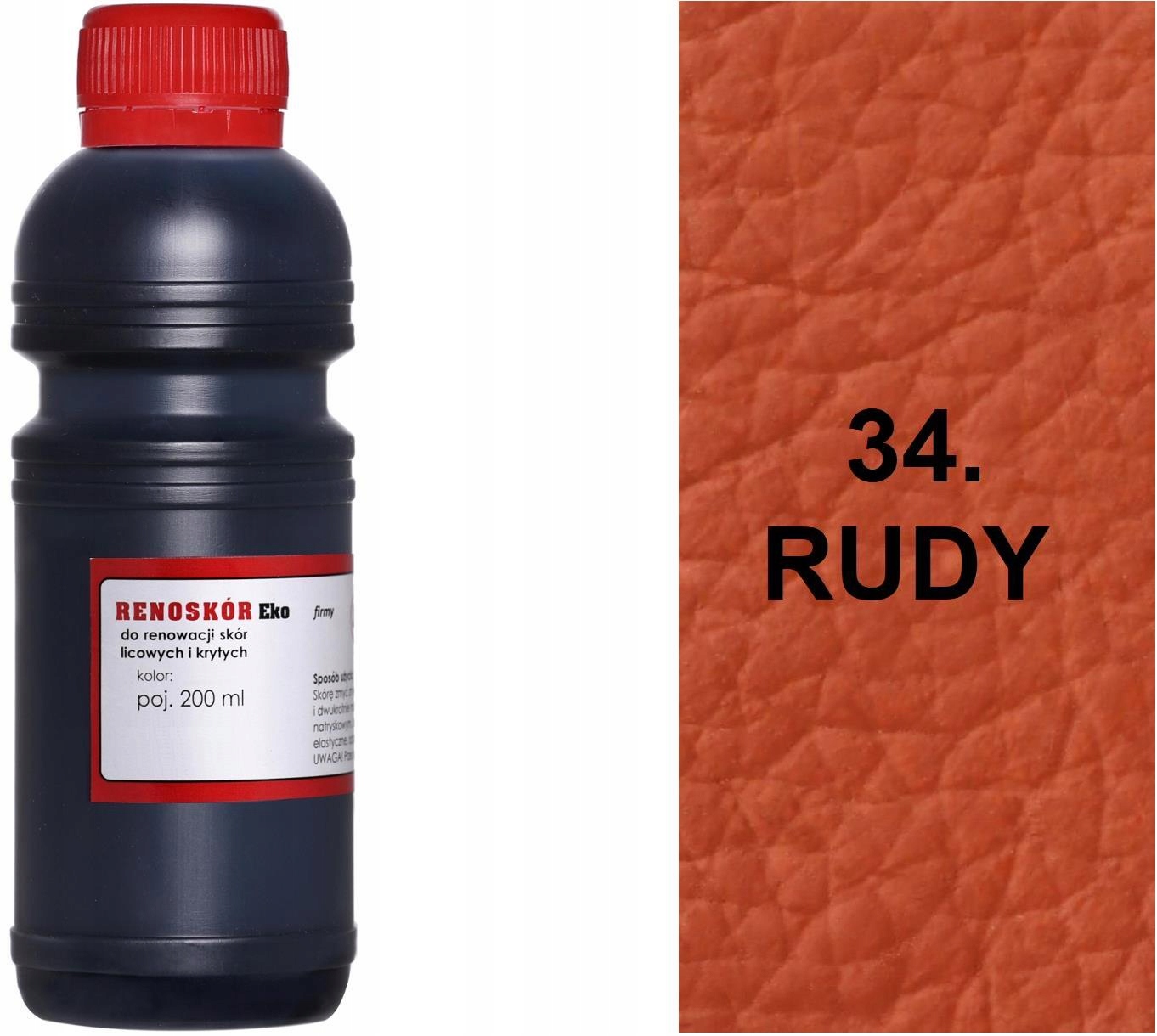 RUDY 34 RUDA FARBA RENOSKÓR 200 ml WILBRA DO RENOWACJI SKÓRY LICOWEJ LAKIER Marka inna