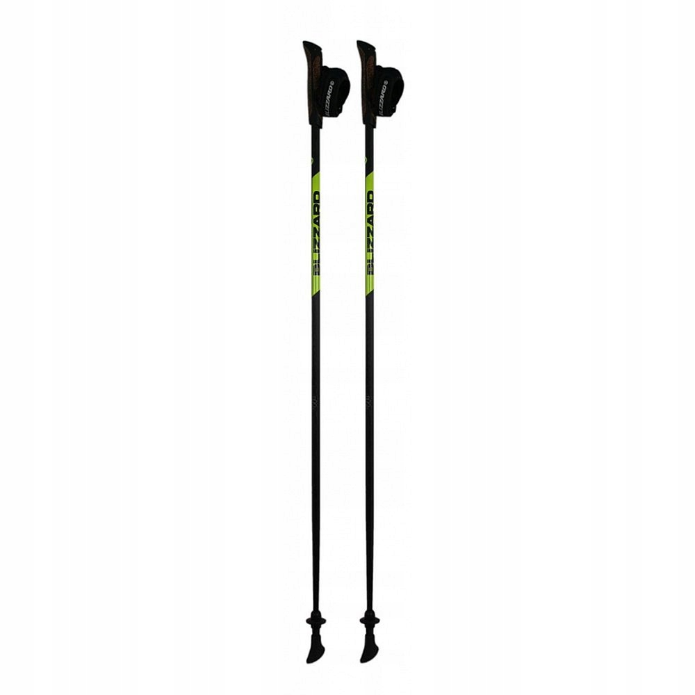 Kije nordic walking Blizzard Carbon Lite Black/green 120 CM