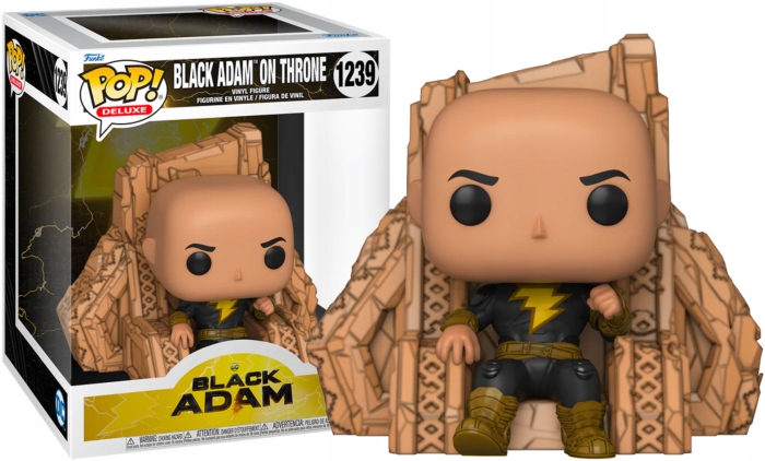 Funko Black Adam Pop Deluxe č. 1239 Černý Adam na trůnu