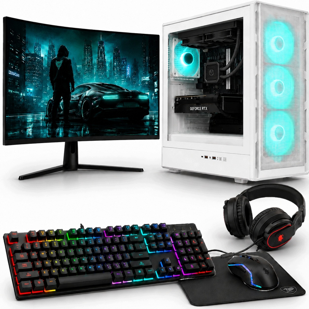 Sada herného počítača Ryzen 7 9800X3D Rtx 5080 512GB 16GB