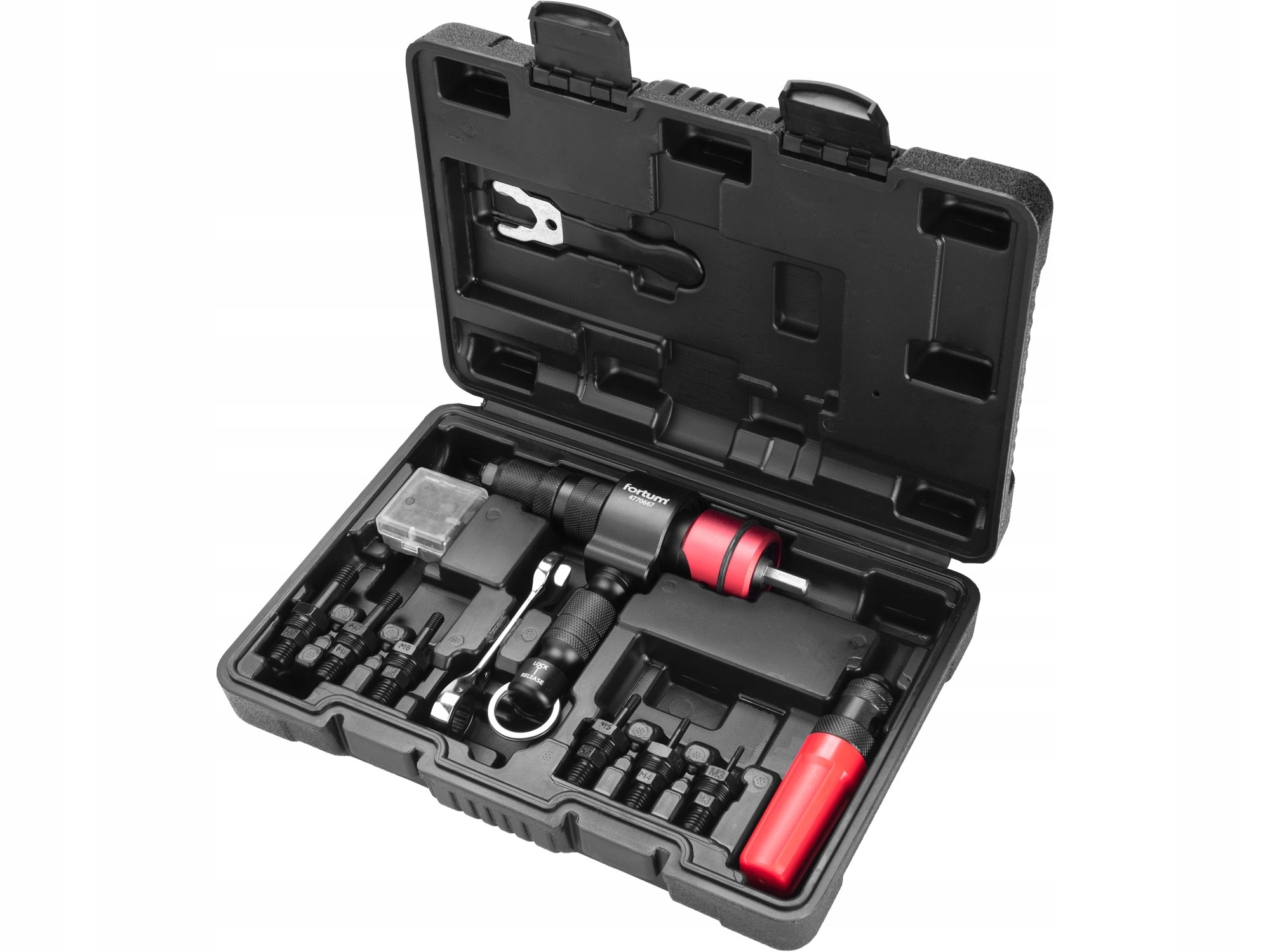 NITOWNICA ADAPTER NA WKRĘTARKĘ WIERTARKĘ DO NITÓW i NITONAKRĘTEK 2w1 Marka Fortum