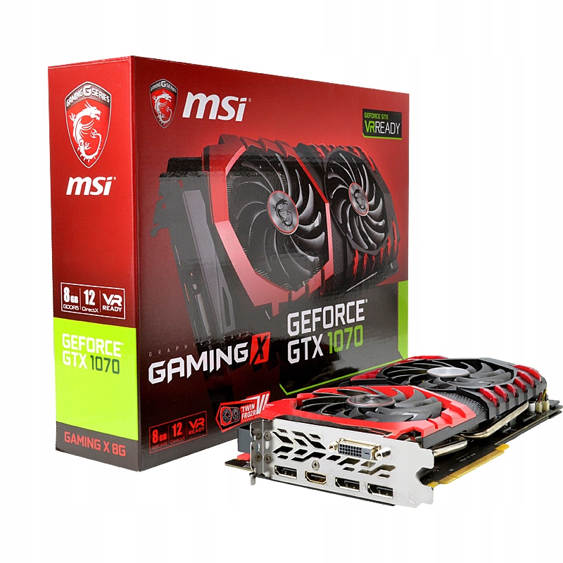 msi GAMING X GTX1070 Видеокарты MSI GEFORCE GTX 1070 GAMING X
