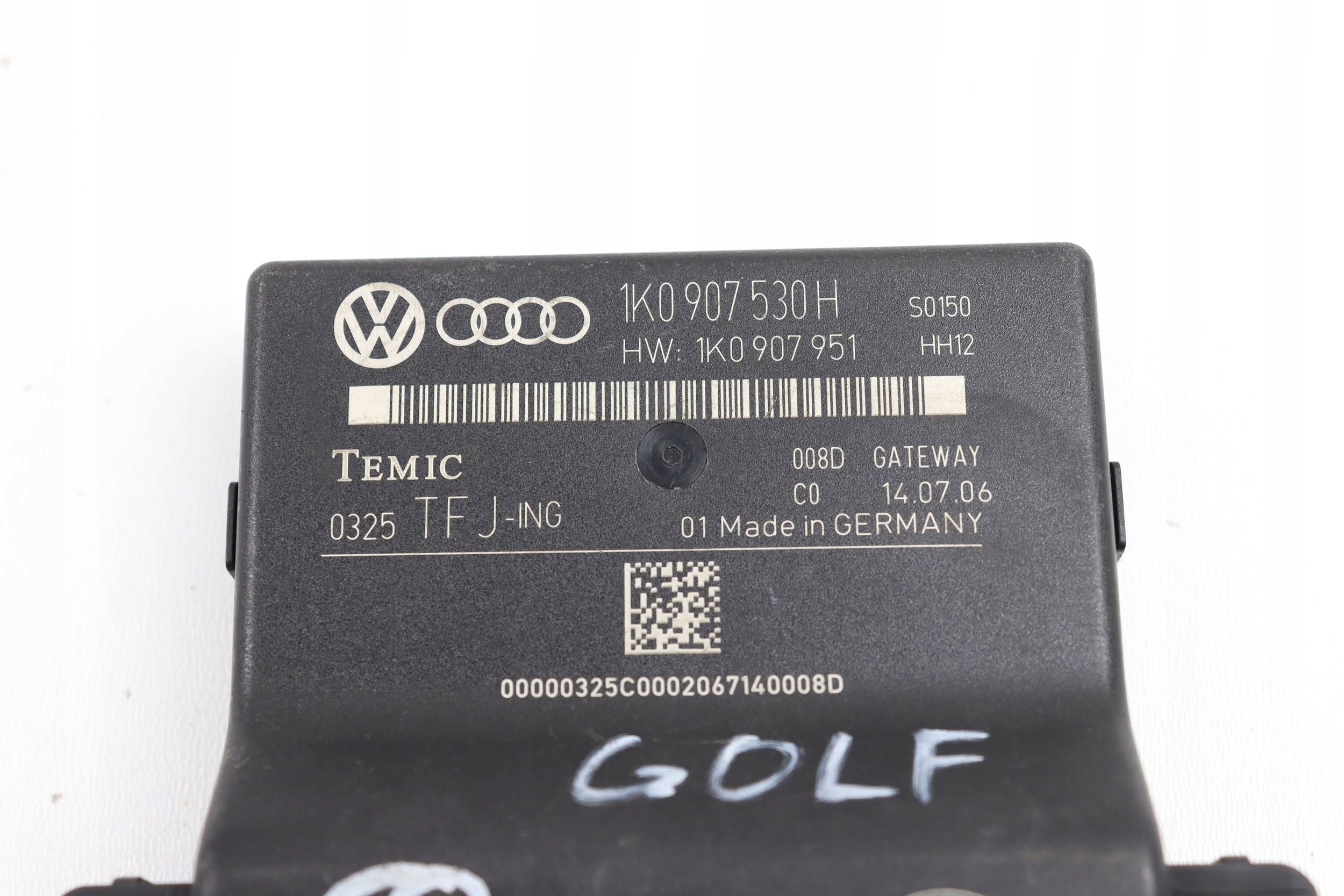VW GOLF V modulo GATEWAY 1K0907530H 1K0907951
