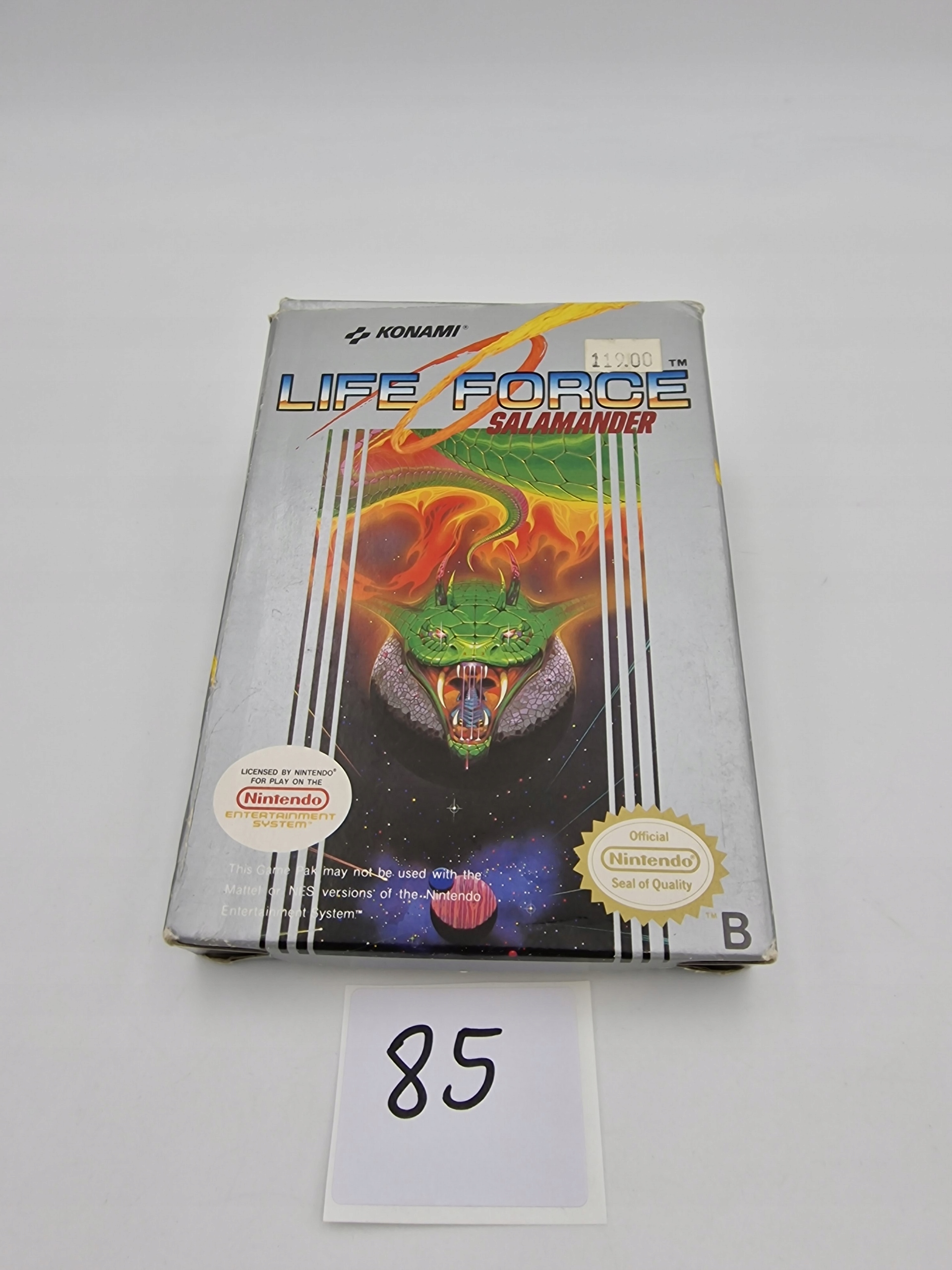 NINTENDO NES LIFE FORCE SALAMANDER Producent Nintendo