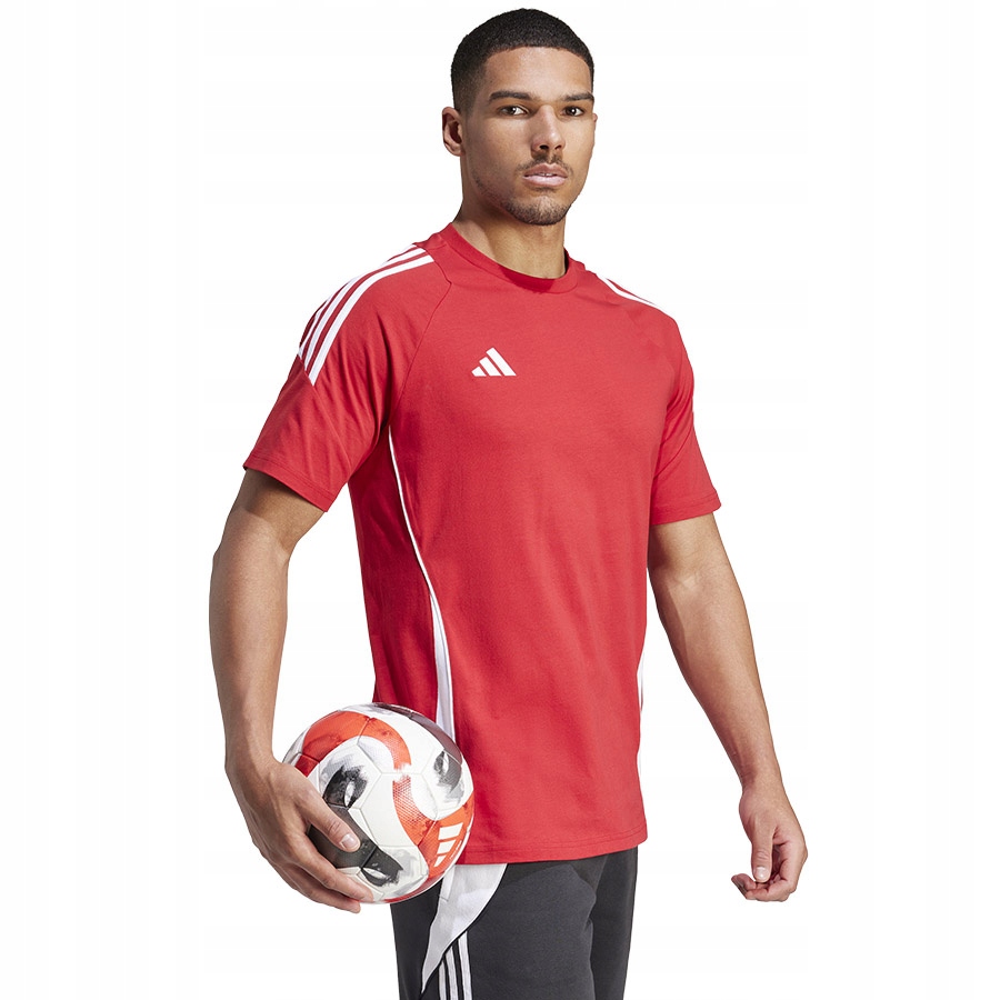 Koszulka Bawełniana Adidas Tiro 24 Sweat Tee IR9349 Czerwona r. M