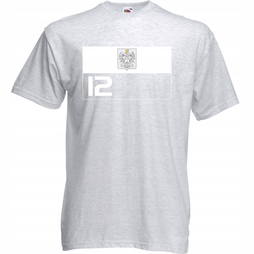 

Koszulka kibica Polska reprezentacja XXL ash szara