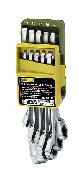 Sada Kľúčov Microspeeder V Sklopnom Držiaku 8-19 MM, 10 Ks