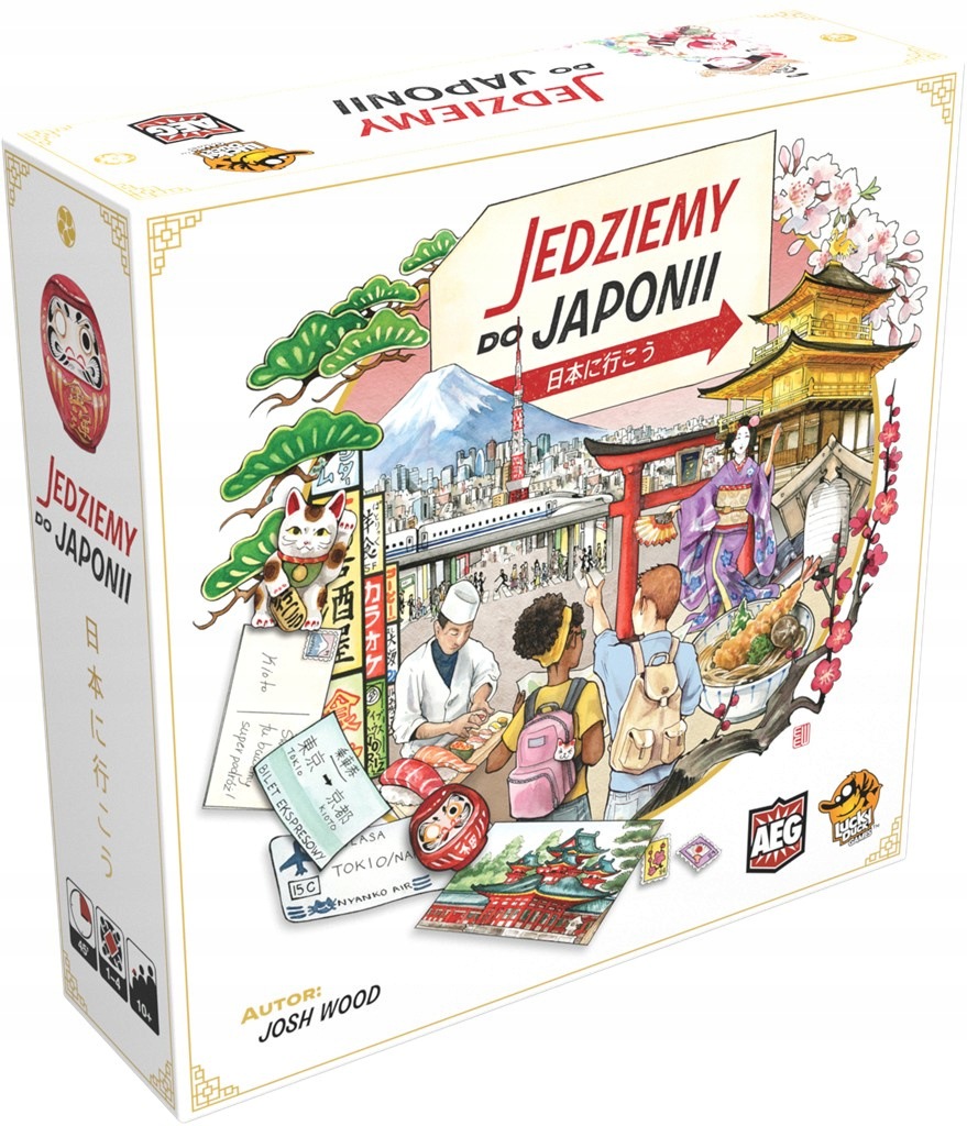 Gra planszowa Jedziemy do Japonii Rodzinna podróżnik przygoda życia Lucky