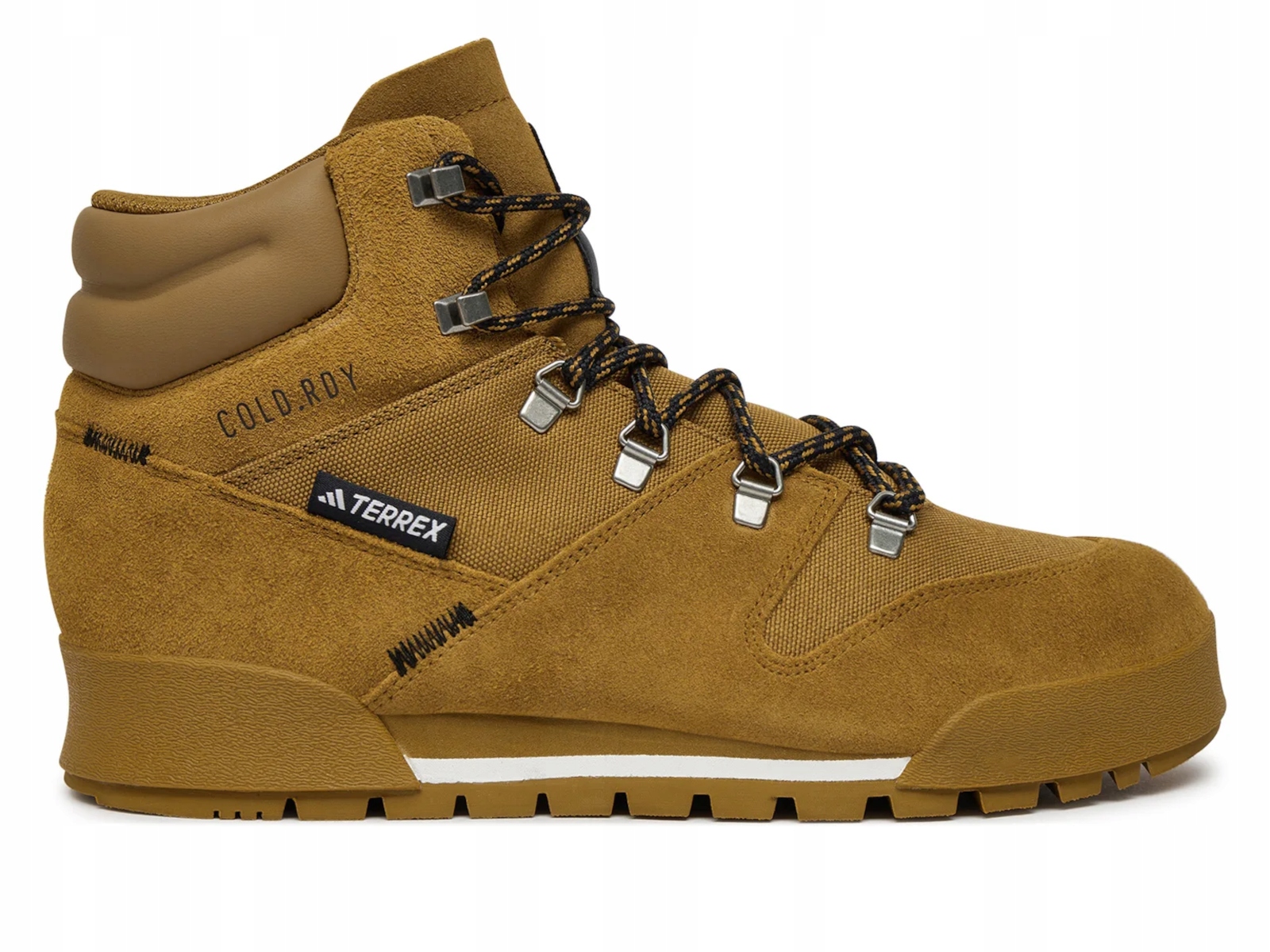 Pánské vysoké boty Adidas Terrex Snowpitch IH3664 zimní, hnědé 47,3