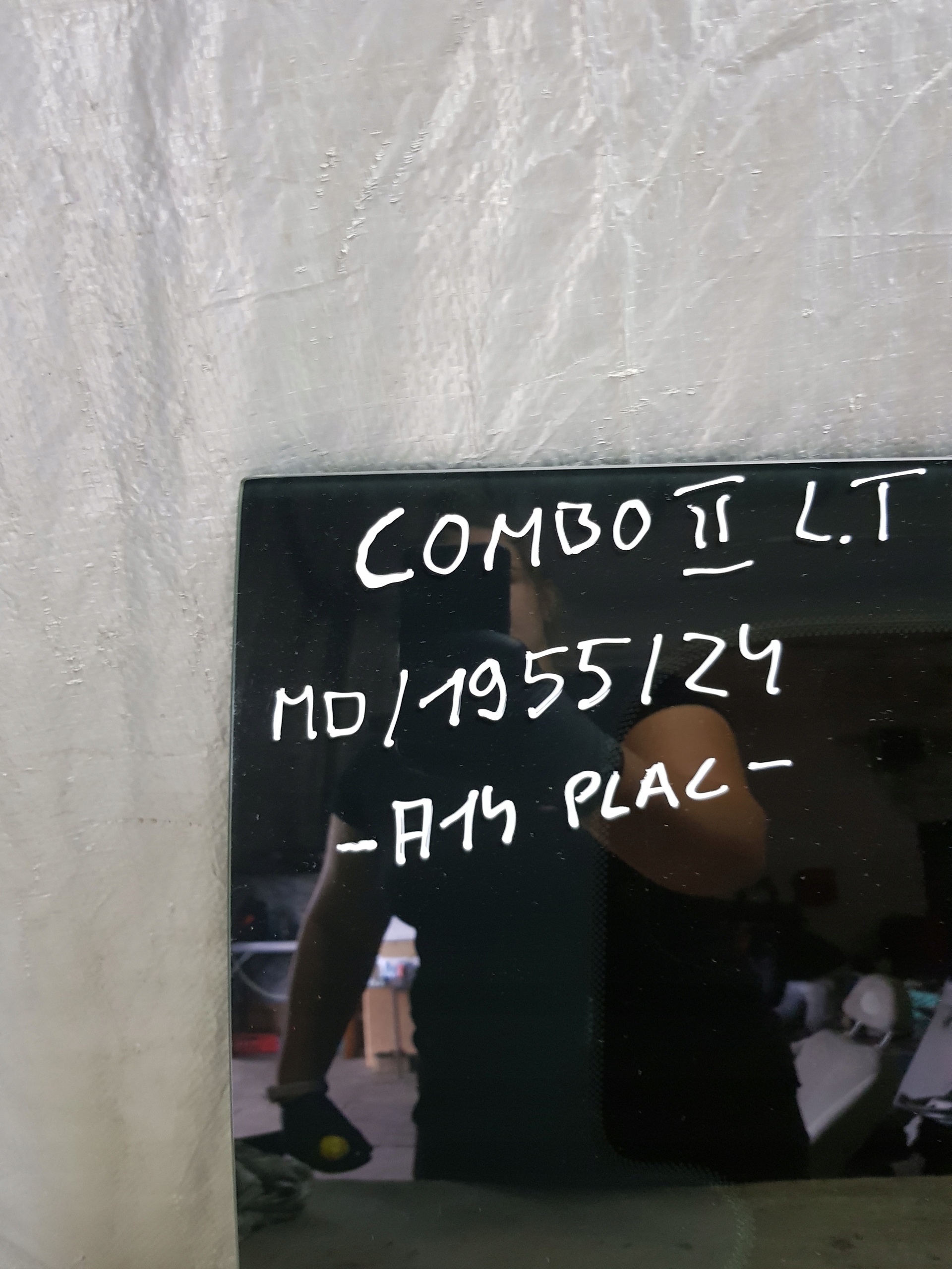 OPEL COMBO II window left rear part OE 43R-000016