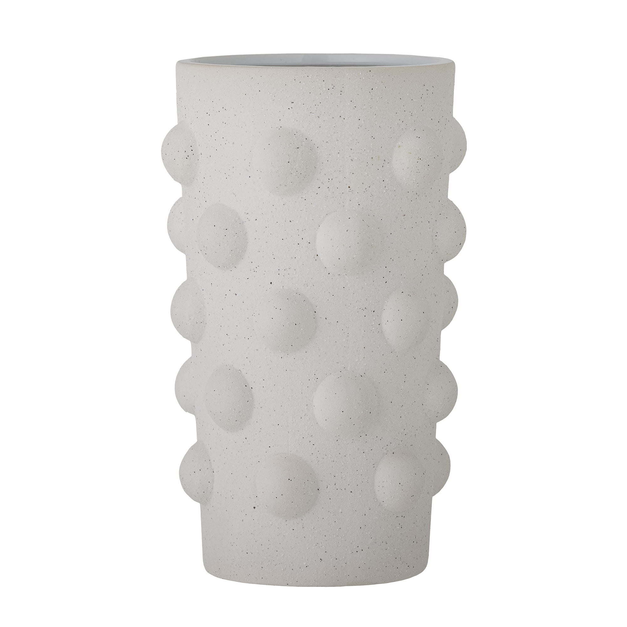 Bloomingville Artan Váza pre kvety 24,5 cm Matná biela