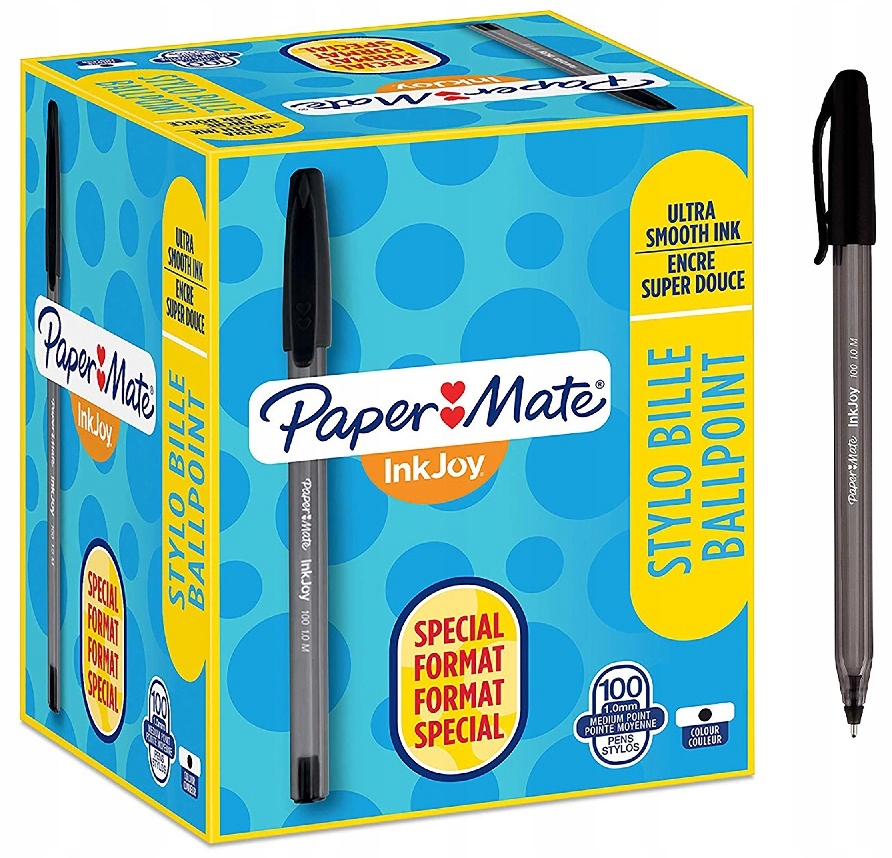 DŁUGOPIS INKJOY 100 CAP CZARNY  VP (100)