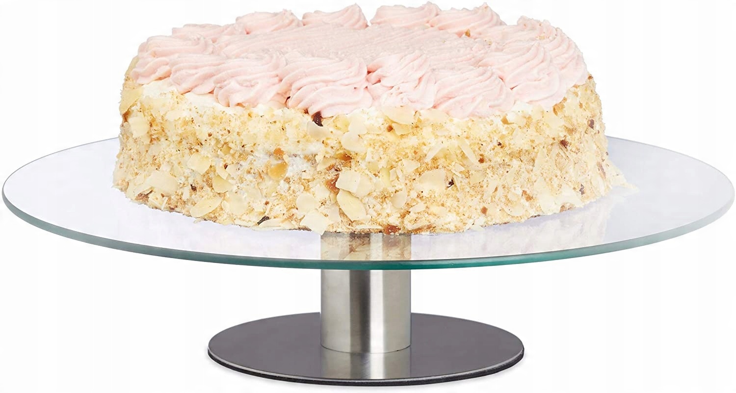 

Patera Szklana Pod Tort ciasto obrotowa podstawa